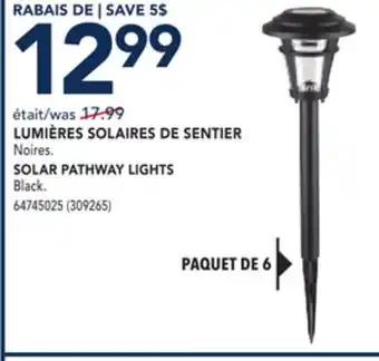 RONA LUXWORX SOLAR PATHWAY LIGHTS offer