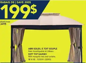 RONA 10' X 12' SOFT TOP GAZEBO offer