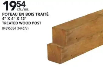 RONA 4 X 4 X 12' TREATED WOOD POST offer