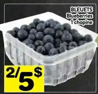 Supermarché PA Blueberries offer