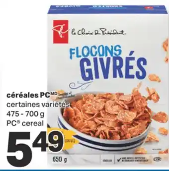 L'Intermarché céréales PCMD offer
