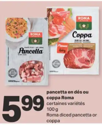 L'Intermarché pancetta en dés ou coppa Roma, 100 g offer