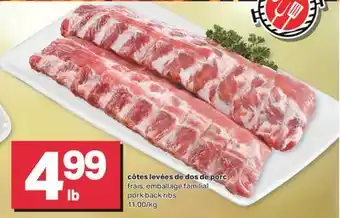 L'Intermarché côtes levées de dos de porc offer