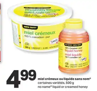 L'Intermarché miel crémeux ou liquide sans nom offer