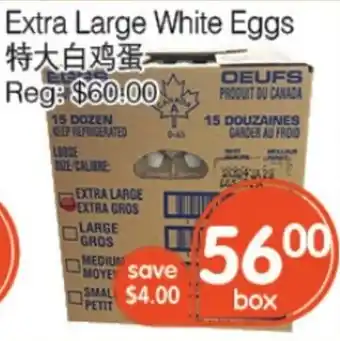 Field Fresh Supermarket Extra Large White Eggs offer