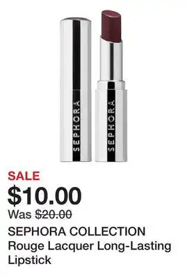 Sephora SEPHORA COLLECTION Rouge Lacquer Long-Lasting Lipstick offer