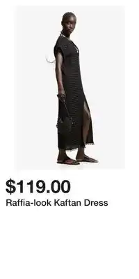H&M Raffia-look Kaftan Dress offer