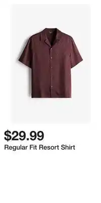 H&M Regular Fit Resort Shirt offer