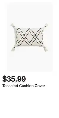 H&M Tasseled Cushion Cover offer
