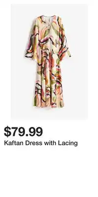 H&M Kaftan Dress with Lacing offer