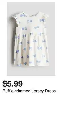 H&M Ruffle-trimmed Jersey Dress offer