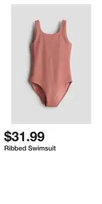 H&M Ribbed Swimsuit offer