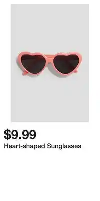 H&M Heart-shaped Sunglasses offer