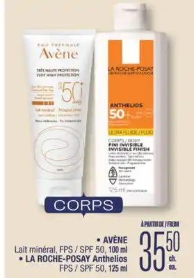 Jean Coutu AVÈNE, LA ROCHE-POSAY Selected Products offer