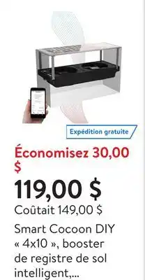 Walmart Smart Cocoon DIY 4x10 , booster de registre de sol intelligent, contrôle de l'IA iOS et Android, contrôle de la température a offer