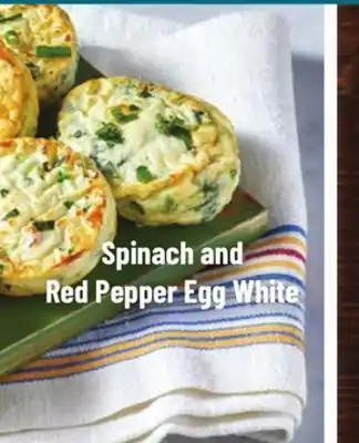 M & M Food Market Spinach and Red Pepper Egg White offer