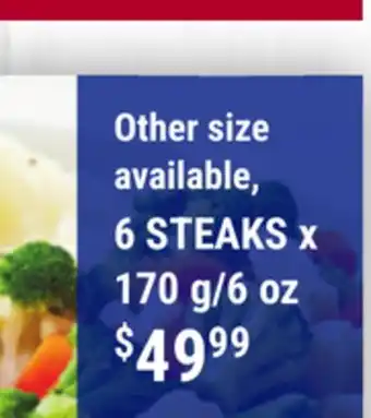 M & M Food Market New York Striploin Steaks offer