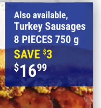 M & M Food Market Turkey Sausages offer