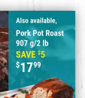 M & M Food Market Pork Pot Roast offer