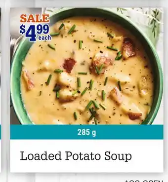 M & M Food Market Loaded Potato Soup offer