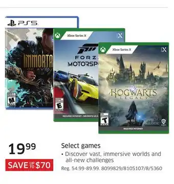 The Source Select games offer