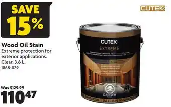 Home Hardware Wood Oil Stain offer