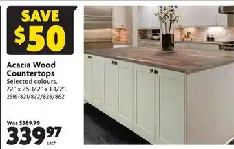 Home Hardware Acacia Wood Countertops offer