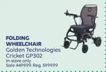Wellwise by Shoppers FOLDING WHEELCHAIR offer