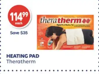 Wellwise by Shoppers HEATING PAD Theratherm offer