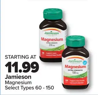 PharmaChoice Jamieson Magnesium offer