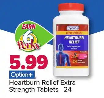 PharmaChoice Option+ Heartburn Relief Extra Strength Tablets offer