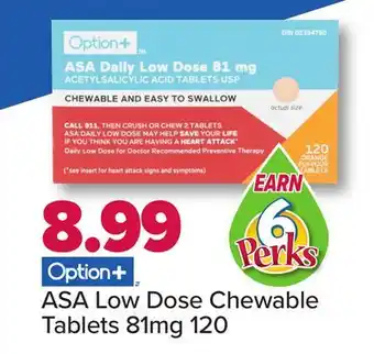 PharmaChoice Low Dose Chewable Tablets offer