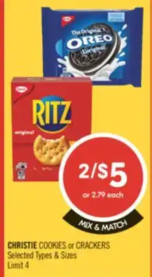 Shoppers Drug Mart CHRISTIE COOKIES or CRACKERS offer