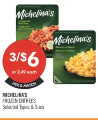Shoppers Drug Mart MICHELINA'S FROZEN ENTREES offer