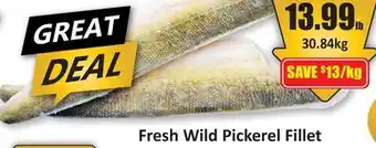 Starsky Fresh Wild Pickerel Fillet offer