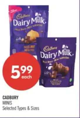 Shoppers Drug Mart CADBURY MINIS offer