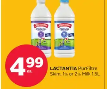 Rexall LACTANTIA PūrFiltre Skim, 1% or 2% Milk offer