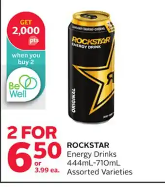 Rexall ROCKSTAR Energy Drinks offer