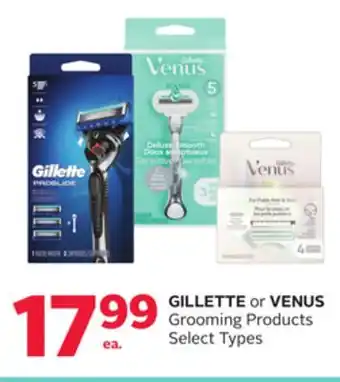 Rexall GILLETTE or VENUS Grooming Products offer