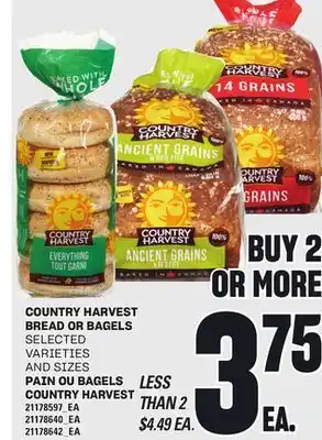 Independent City Market PAIN OU BAGELS COUNTRY HARVEST offer