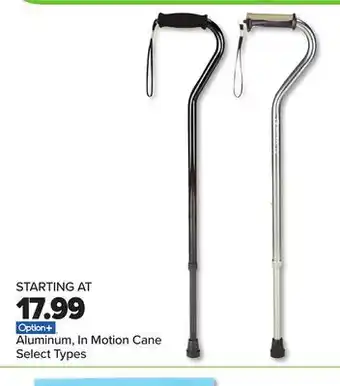 PharmaChoice Option+ Aluminum, In Motion Cane offer
