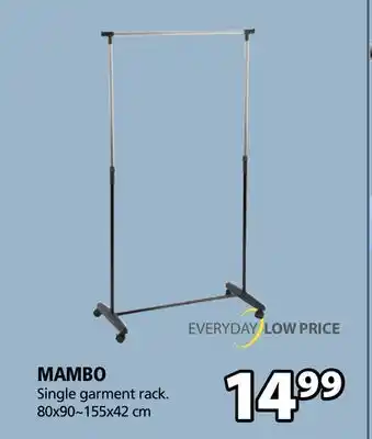 JYSK MAMBO Single garment rack offer