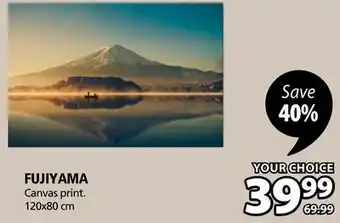 JYSK FUJIYAMA Canvas print offer