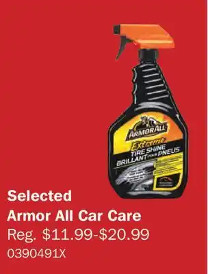 PartSource Selected Armor All Car Care offer