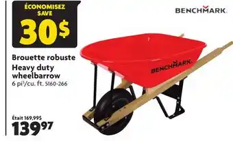 Home Hardware Brouette robuste Heavy duty wheelbarrow offer