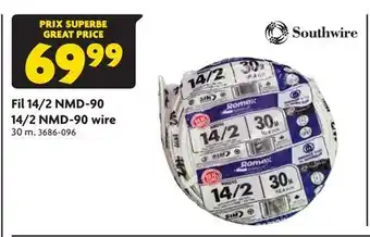 Home Hardware Fil 14/2 NMD-90 14/2 NMD-90 wire offer