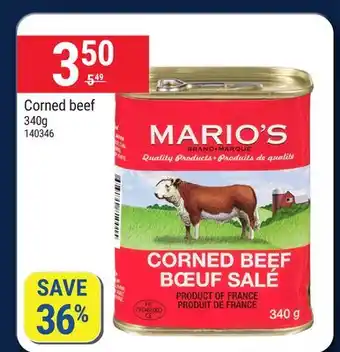 Rossy MARIO'S Corned beef offer