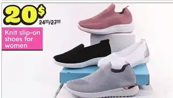 Rossy Knit slip-on shoes for women offer