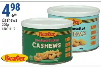 Rossy Beaver Cashews offer