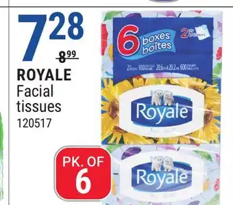 Rossy ROYALE Facial tissues offer